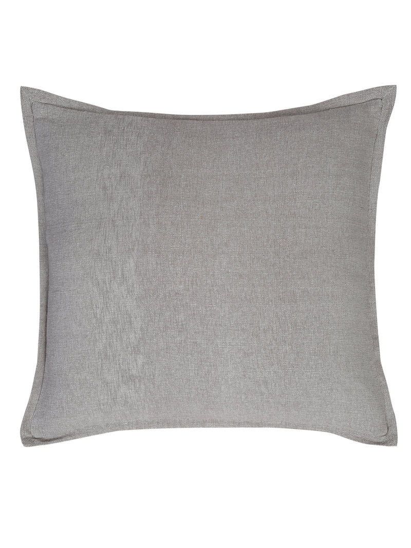 Eyda 100% Cotton Woven Sofa Cushion Covers Set of 2- 24x24 inch
