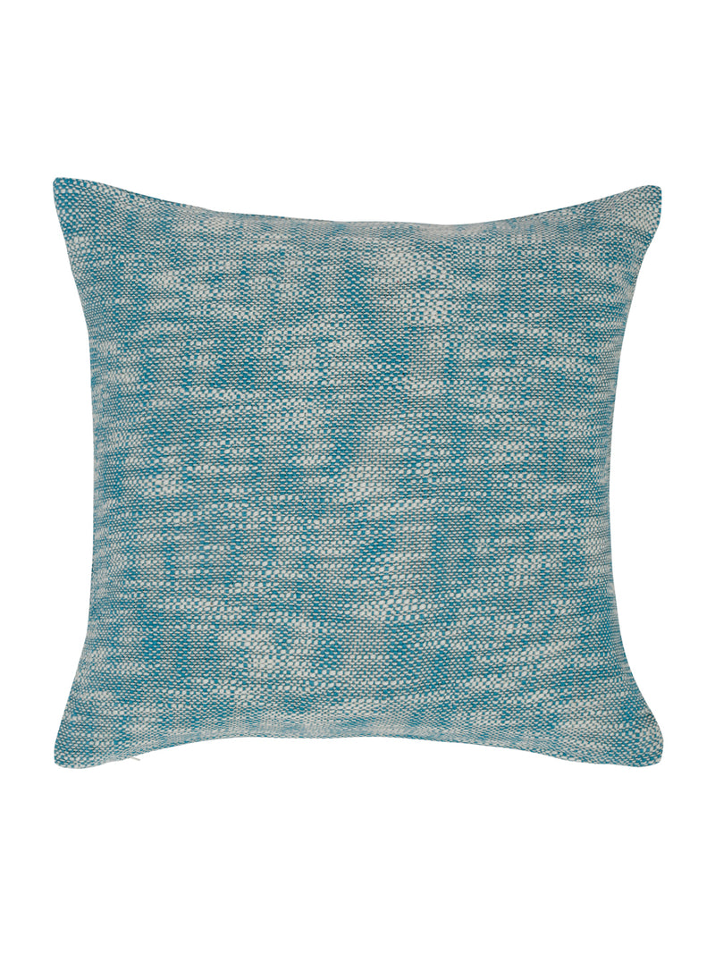 Eyda Teal Cotton Solid Cushion Cover Set of 2