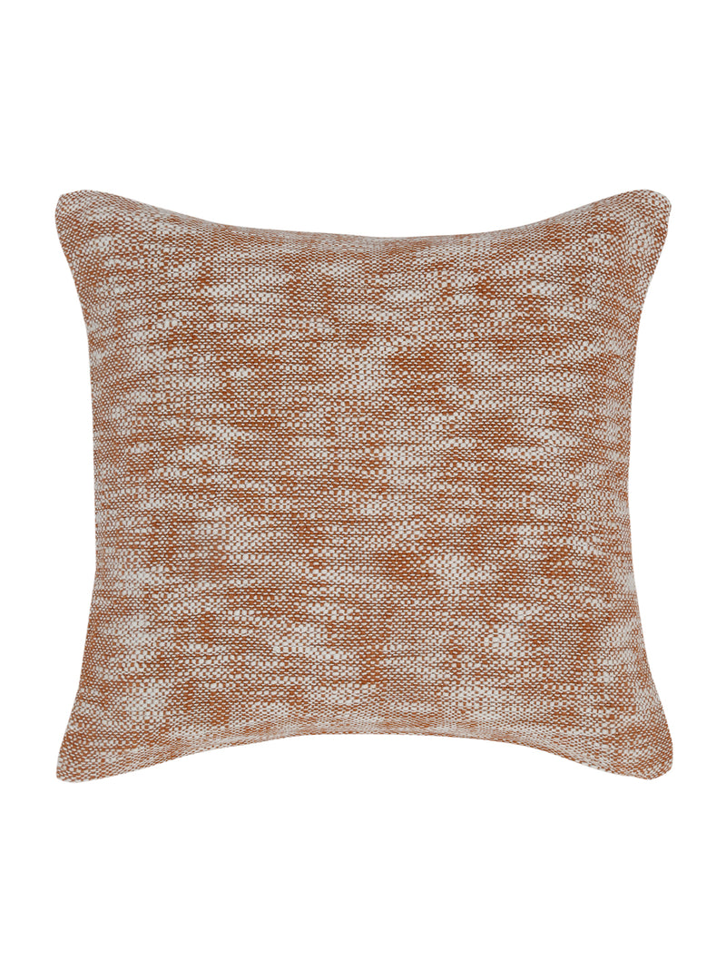 Eyda Rust Cotton Solid Cushion Cover Set of 2