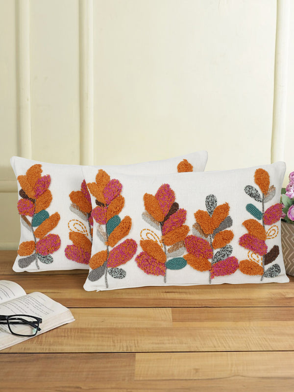 Eyda Multi Chenille Embroidered Cushion Cochr Set of 2