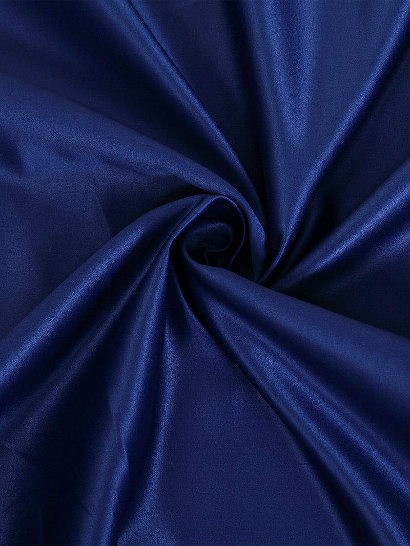 Eyda Dark Blue Color Premium Semi Blackout Door Curtain- 1 Pc