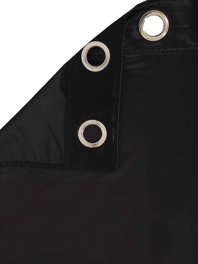 Eyda Black Color Premium Semi Blackout Long Door Curtain- 1 Pc