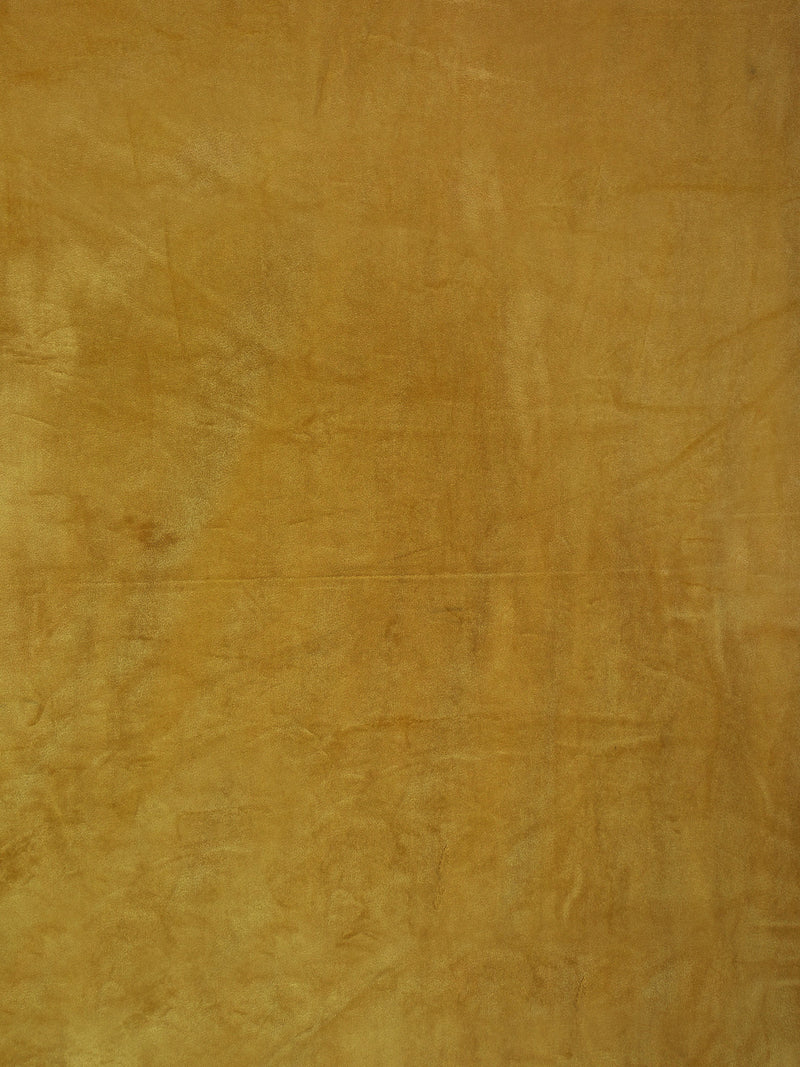 Eyda Premium Velvet Mustard Color Eyelet Long Door Curtain- 1 Pc