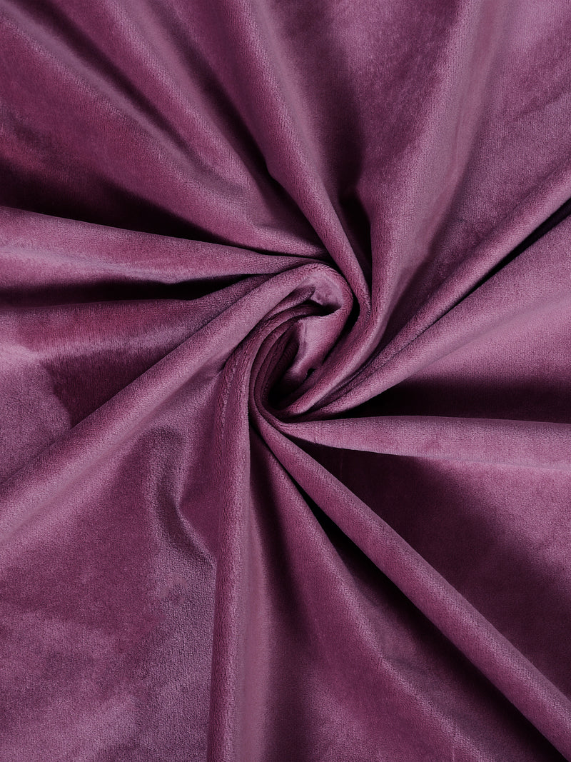 Eyda Premium Velvet Purple Color Eyelet Long Door Curtain- 1 Pc