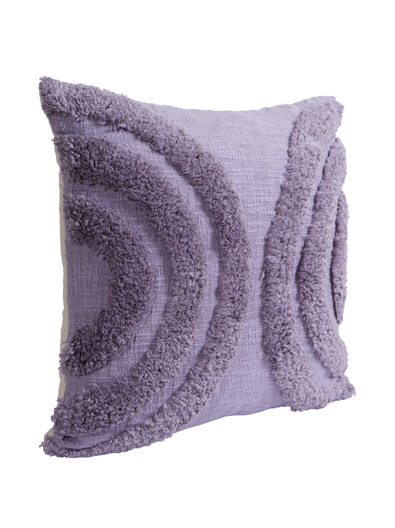 Eyda Set of 2 Cotton Purple Cushion Cover 18x18 inch