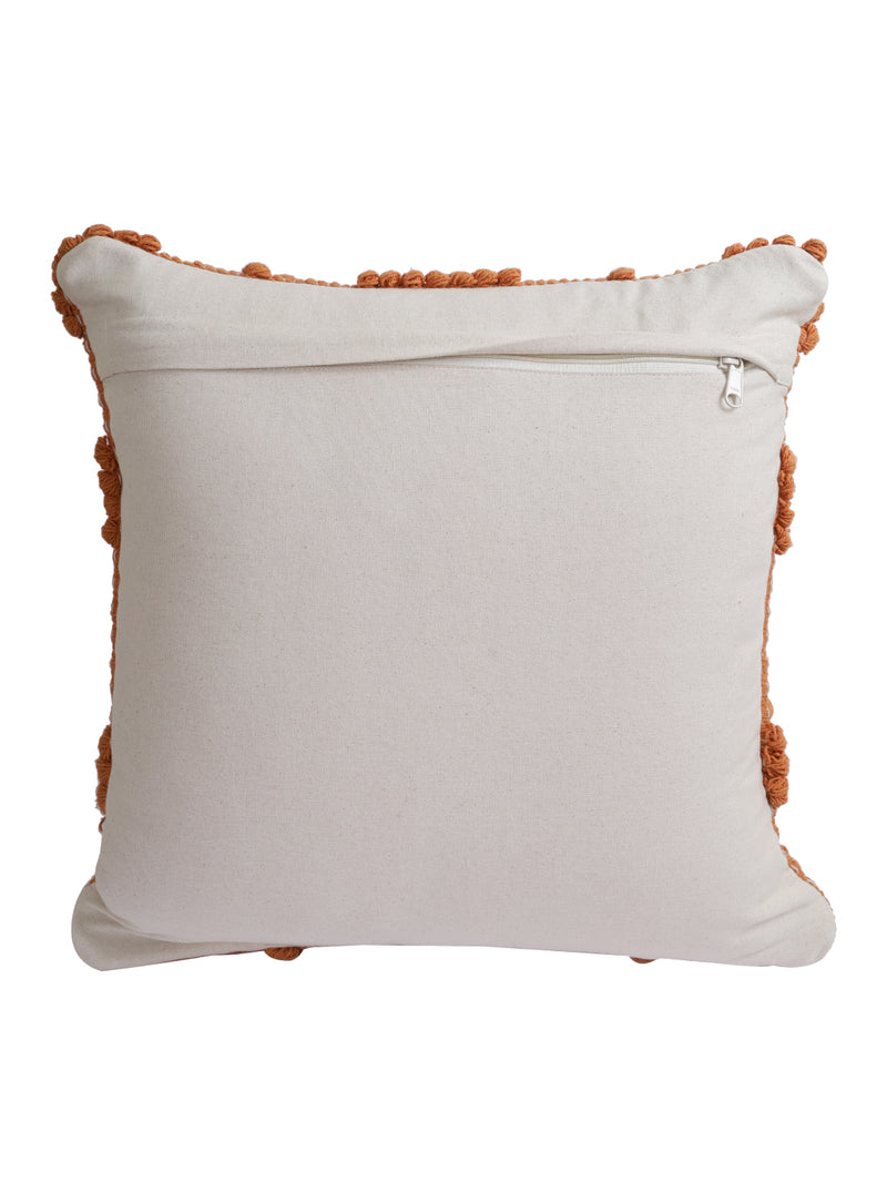 Eyda Set of 2 Cotton Rust Cushion Cover 18x18 inch