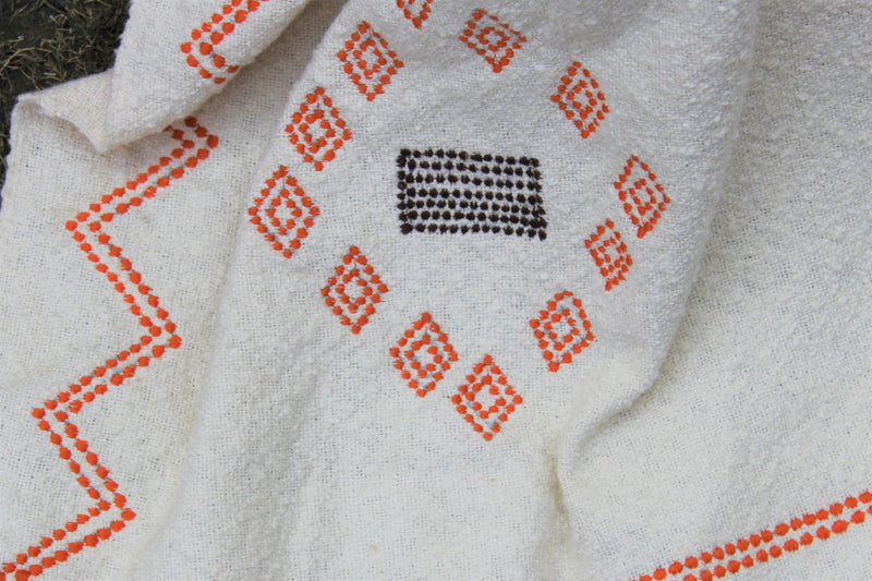Cactus Silk Inspired Cotton Boucle Throw Blanket