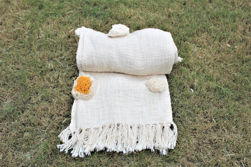 Home Décor Cotton Handmade Throw Blanket