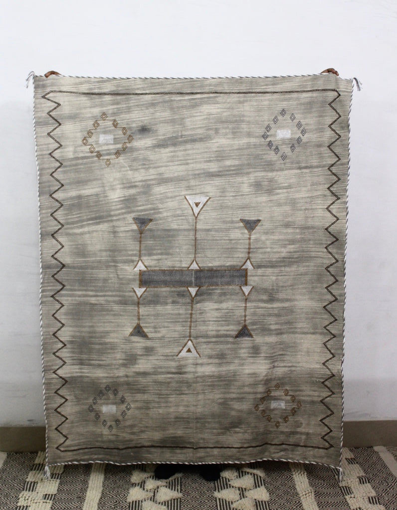 Cactus Silk Inspired Cotton Throw Blanket