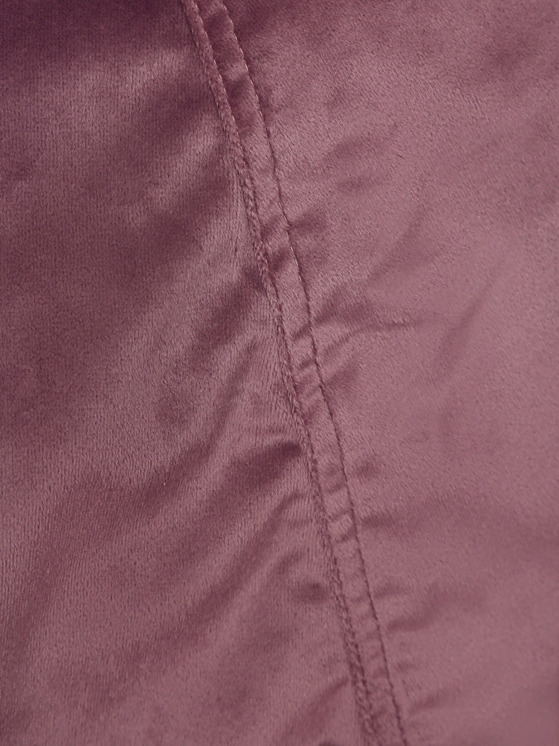 Purple Solid Velvet XXL Bean Bag Cover